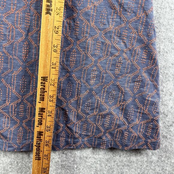 Toad & Co Cue Wrap Cafe Dress Womens S Geometric Organic Blend Travel Stretch* - Picture 13 of 16